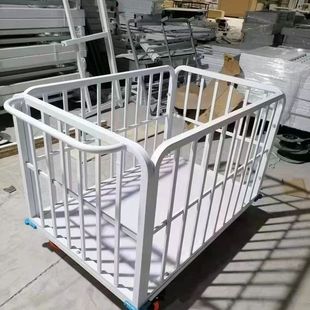 服装厂周转车裁片布料车带U型口凹式搬运车可定制工业平板手推车