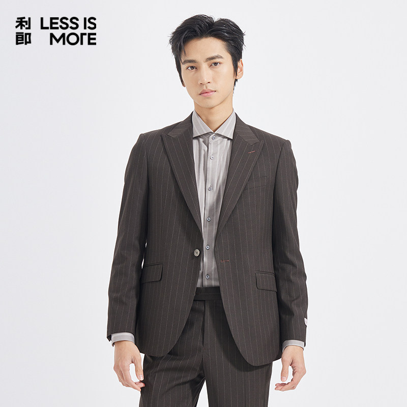 利郎LESSISMORE青年商务西服