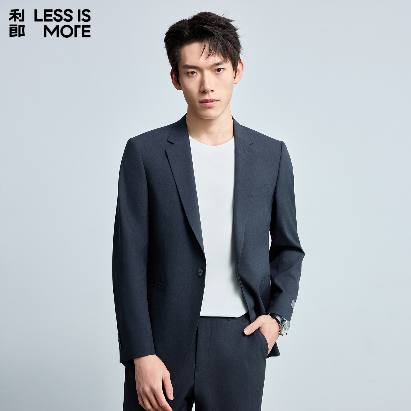 【双弹西服】利郎奥莱西服套装2026春季新款两件套时尚修身西装男