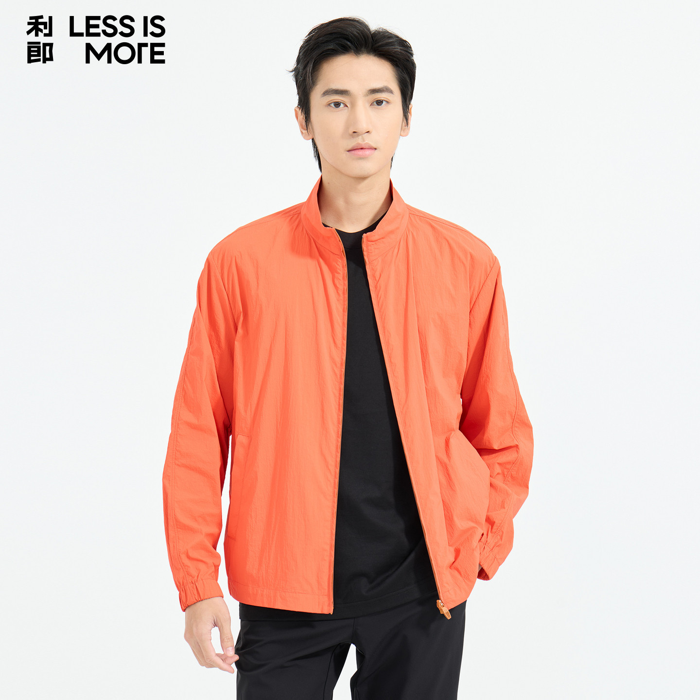 【商场同款】利郎奥莱空调服2026年夏季新款时尚立领夹克外套男士