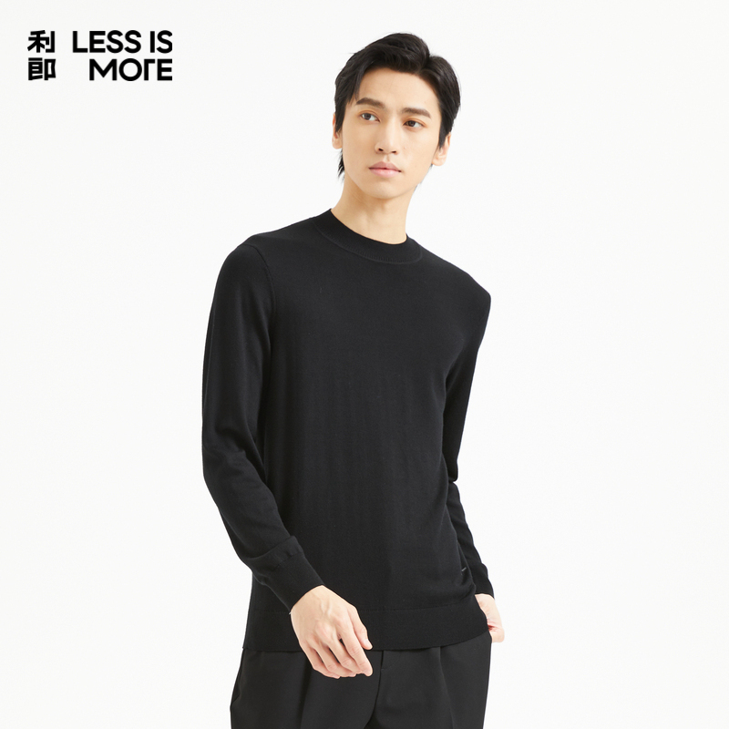 【可机洗羊毛】利郎奥莱毛衣2025秋季时尚保暖针织毛衫Q4QMS001