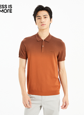 【粘纤混纺】利郎奥莱短袖POLO衫男2025夏季新款休闲短tQ5XTX520