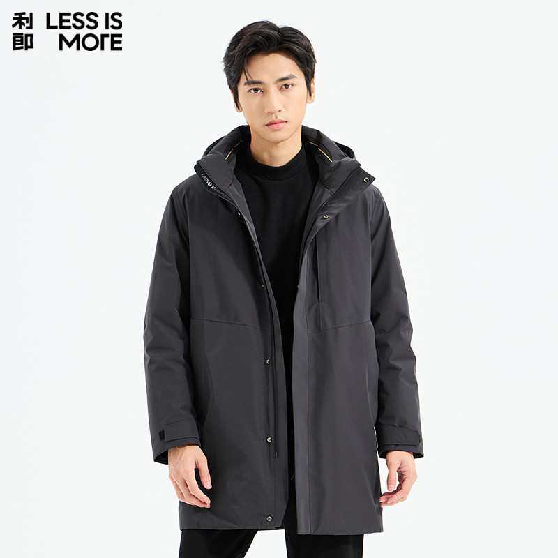 【商场同款】利郎奥莱羽绒服2025青年商务冬季新款保暖抗寒外套男