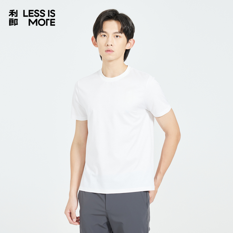【商场同款】利郎青年商务短袖t恤男2025夏轻薄透气上衣Q4XTX311