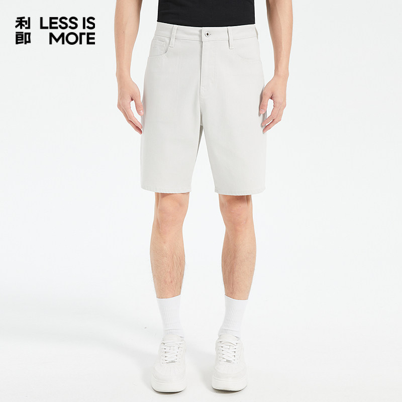 【万向弹力】利郎奥莱短裤男2026夏季新款时尚休闲百搭牛仔五分裤