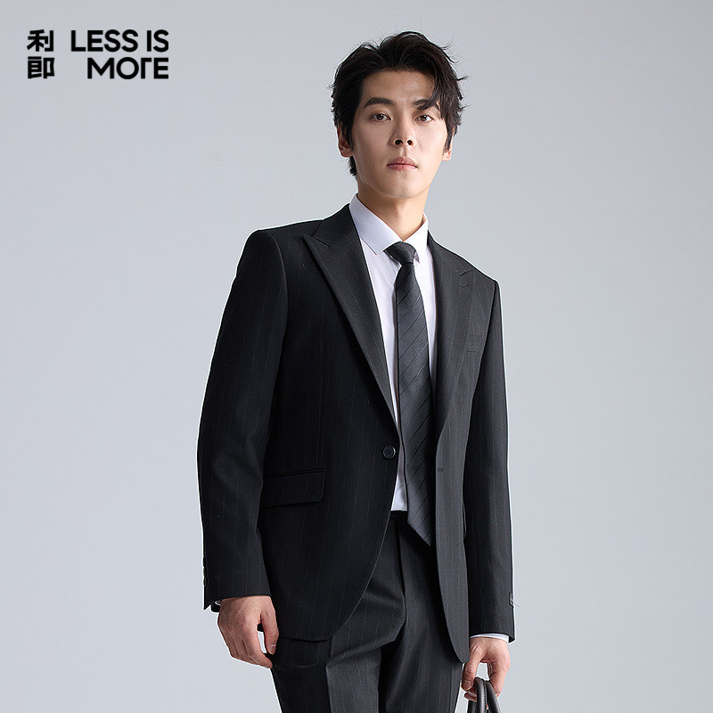 利郎LESSISMORE青年商务西服