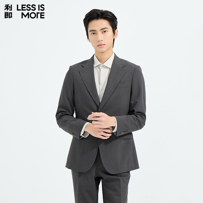 【商场同款】利郎奥莱西服套装2026春季新款两件套时尚修身西装男