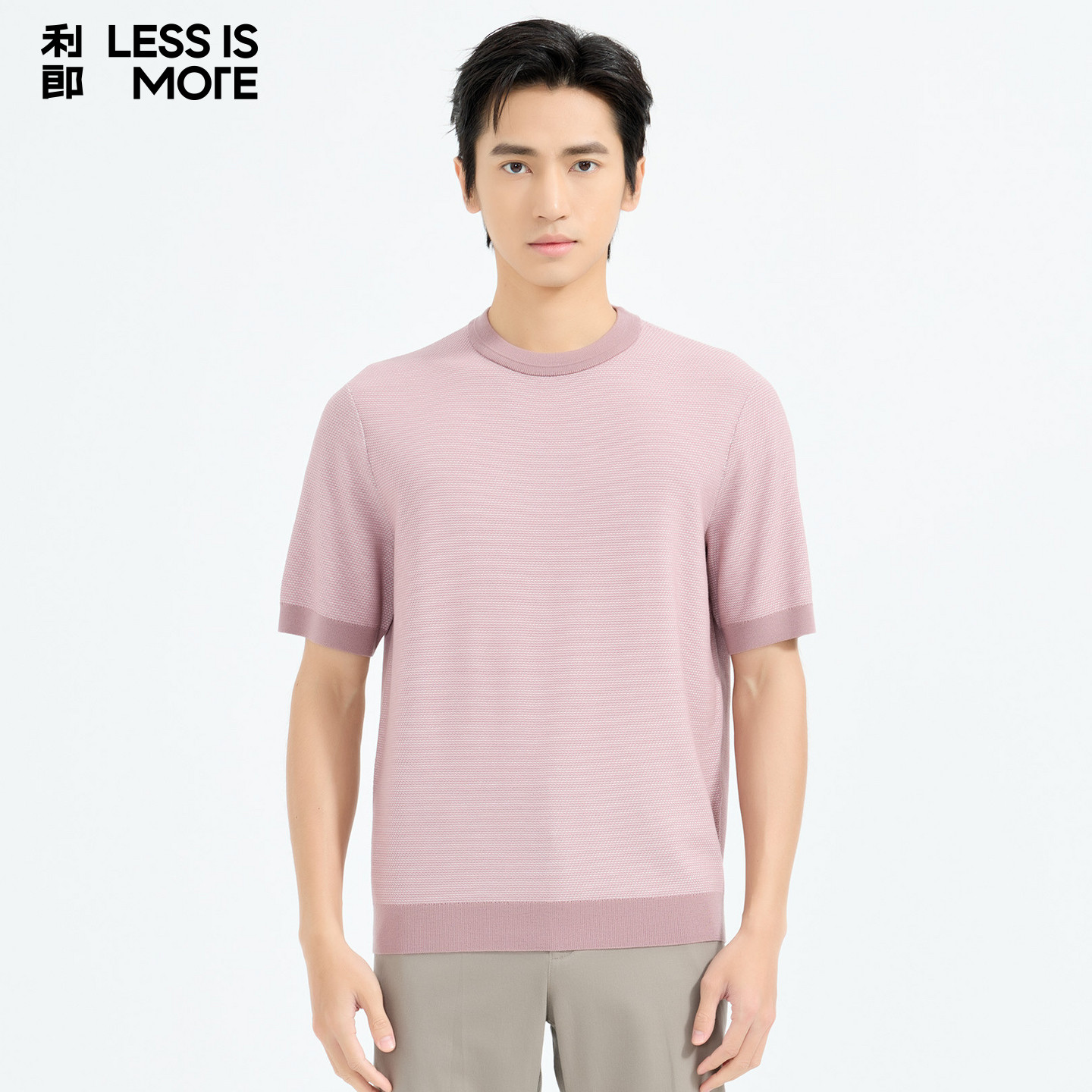 【商场同款】利郎奥莱短袖t恤衫2026年夏季新款时尚休闲圆领短t男