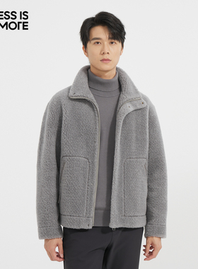 【商场同款】利郎奥莱羊绒皮衣男2025冬季新款轻奢外套男Q4DZP003