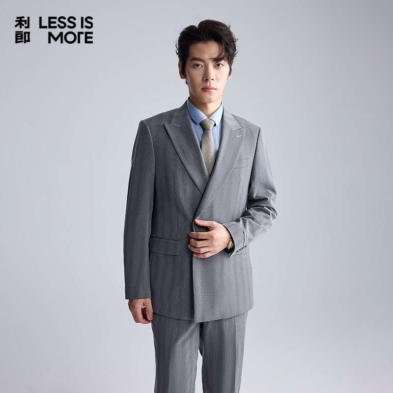 利郎LESSISMORE青年商务西服
