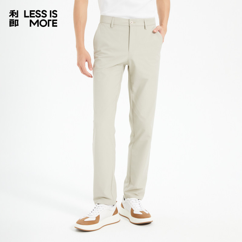 【尼龙四面弹】利郎奥莱休闲裤2026春季新款男士西裤时尚通勤长裤