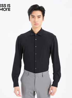 【锦氨提花】利郎奥莱长袖衬衫男2026春季新款休闲衬衣男Q5CXC003