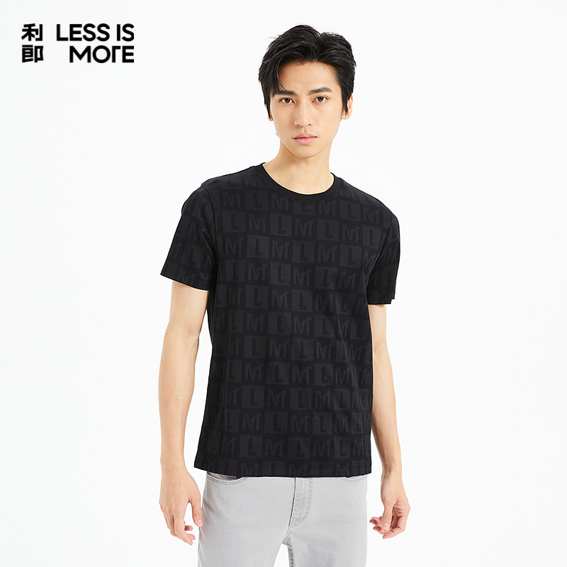 【轻薄亲肤】利郎奥莱短袖t恤男2025夏新款轻薄透气上衣Q5XTX306