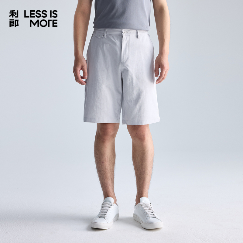 【亲肤透气】利郎奥莱短裤男2025夏季新款时尚休闲五分裤A5XST001