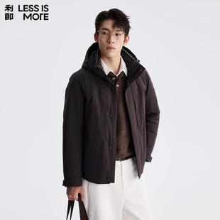 【商羽鲜绒】利郎奥莱羽绒服2025冬季新款时尚休闲保暖抗寒外套男