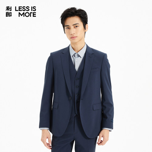 【双弹冰凉纤维】利郎奥莱西服套装2026春季三件套时尚修身西装男