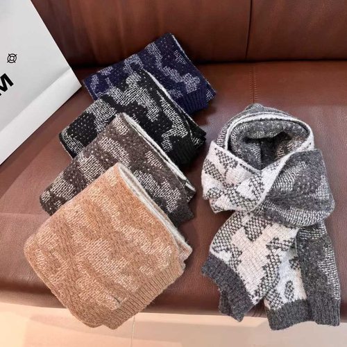 新款扎染软糯柔软不扎情侣围巾女秋冬季保暖护颈围脖送礼围巾