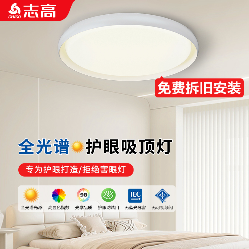 志高包安装拆旧卧室灯