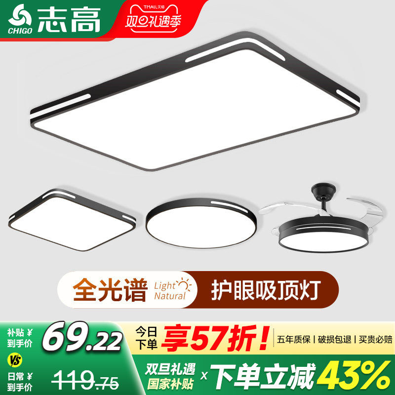 志高今日特价全光谱护眼吸顶灯