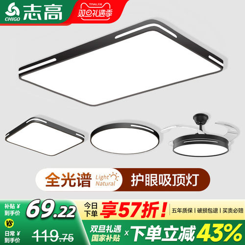 志高今日特价全光谱护眼吸顶灯