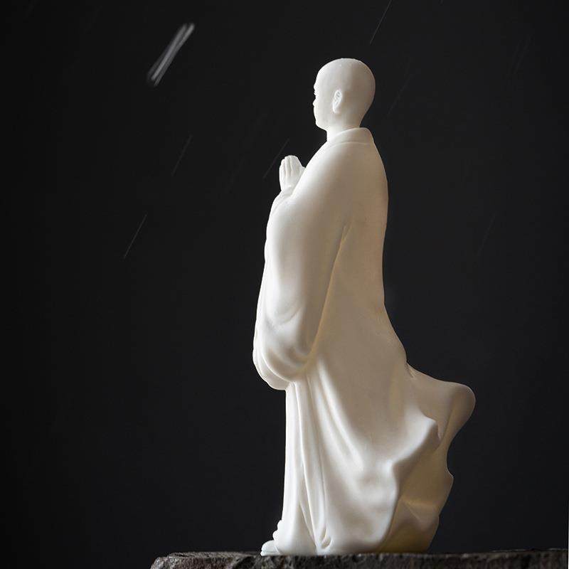 创意陶瓷小和尚禅意摆件中式家居客厅人物装饰书房博古架摆设,标准件/零部件/工业耗材,车间地垫,淘宝优惠券,粉丝福利购,淘宝优惠卷