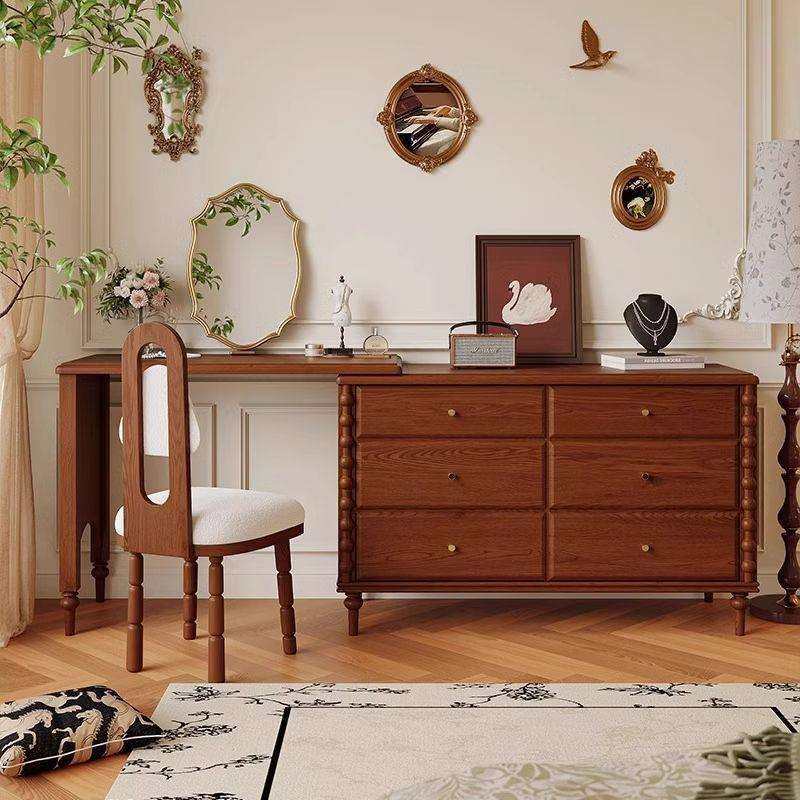 大司马全实木中古风梳妆台斗柜一体桌法式复古转角伸缩卧室化妆桌,玩具/童车/益智/积木/模型,毛绒/玩偶/公仔/布艺类玩具,淘宝优惠券,粉丝福利购,淘宝优惠卷