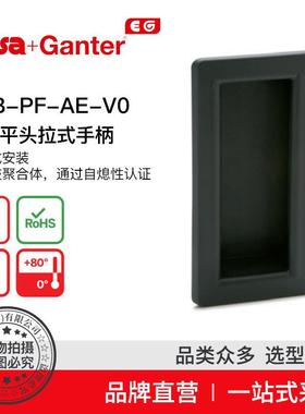 Elesa Ganter伊莉莎冈特 U型手柄 ERB-PF-AE-V0 双向平头拉式手柄