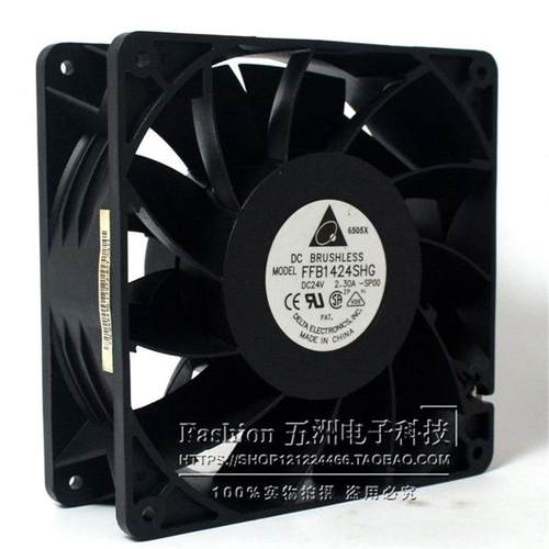 台达14CM 24V 2.30A FFB1424SHG 高品质 4线PWM温控 暴力散热风扇