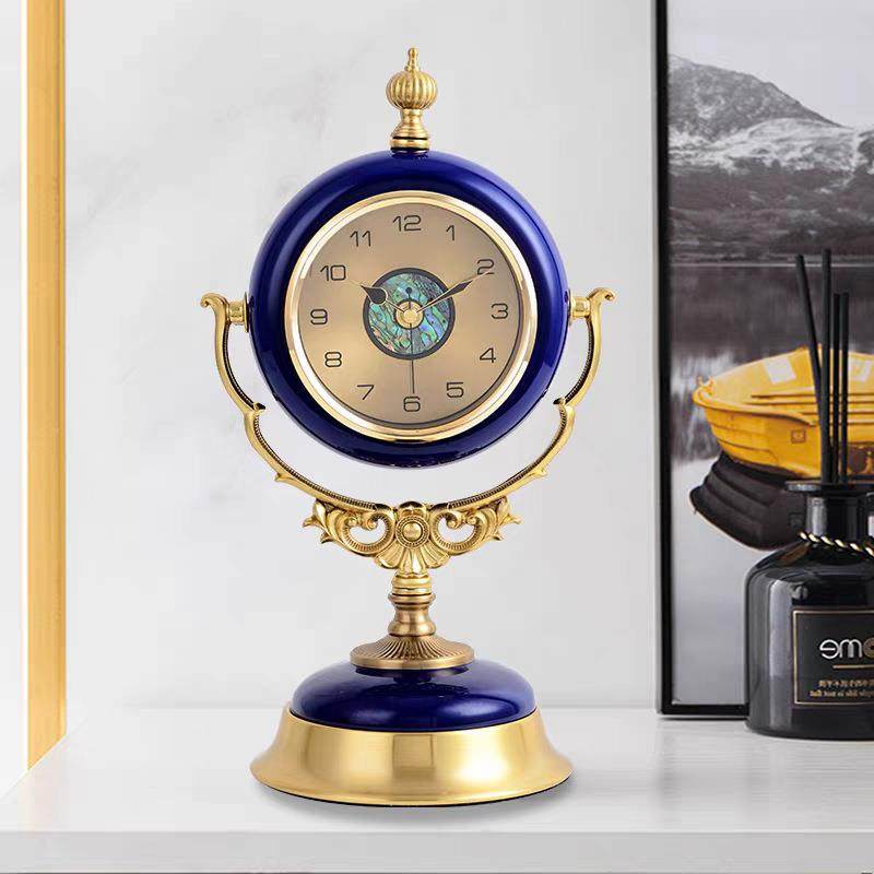 欧式桌面时钟摆台轻奢座钟客厅装饰座钟家用静音摆件复古石英钟表,玩具/童车/益智/积木/模型,毛绒/玩偶/公仔/布艺类玩具,淘宝优惠券,粉丝福利购,淘宝优惠卷