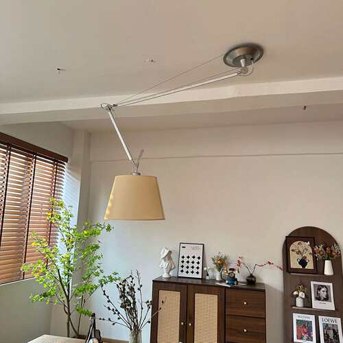 意大利书房可移位中古餐厅吊灯Tolomeo摇臂卧室工作室设计师灯具