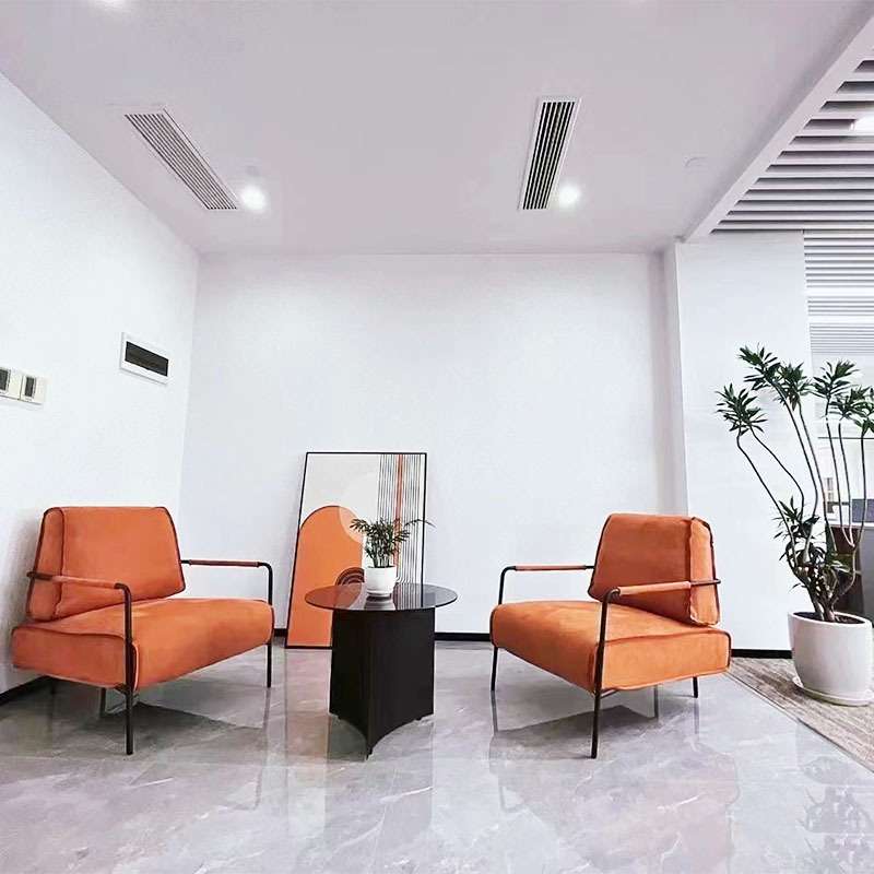 Baxter北欧轻奢家用客厅扶手单椅设计师样版房落水羊毛艺术休闲椅