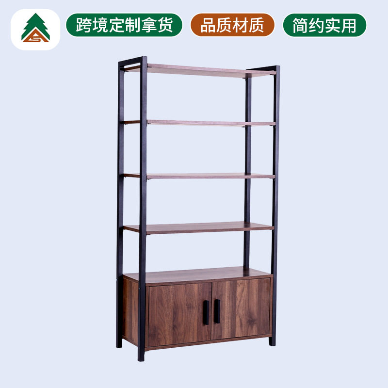 展示架展示柜货架多层置物架加厚木板跨境简约家具厂家批发储物柜