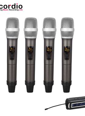 GAW-RM50无线麦克风家用电携话筒舞台演出户外一拖四U段麦克风