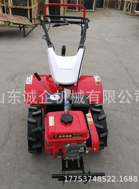 四驱微耕机自走式农用旋耕机汽柴油果园松土耕地机