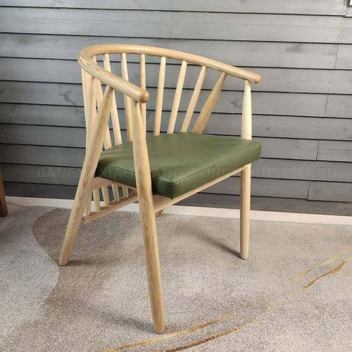 北欧公主椅实木温莎椅圈椅酒店民宿餐椅奶茶甜品店木椅客餐椅