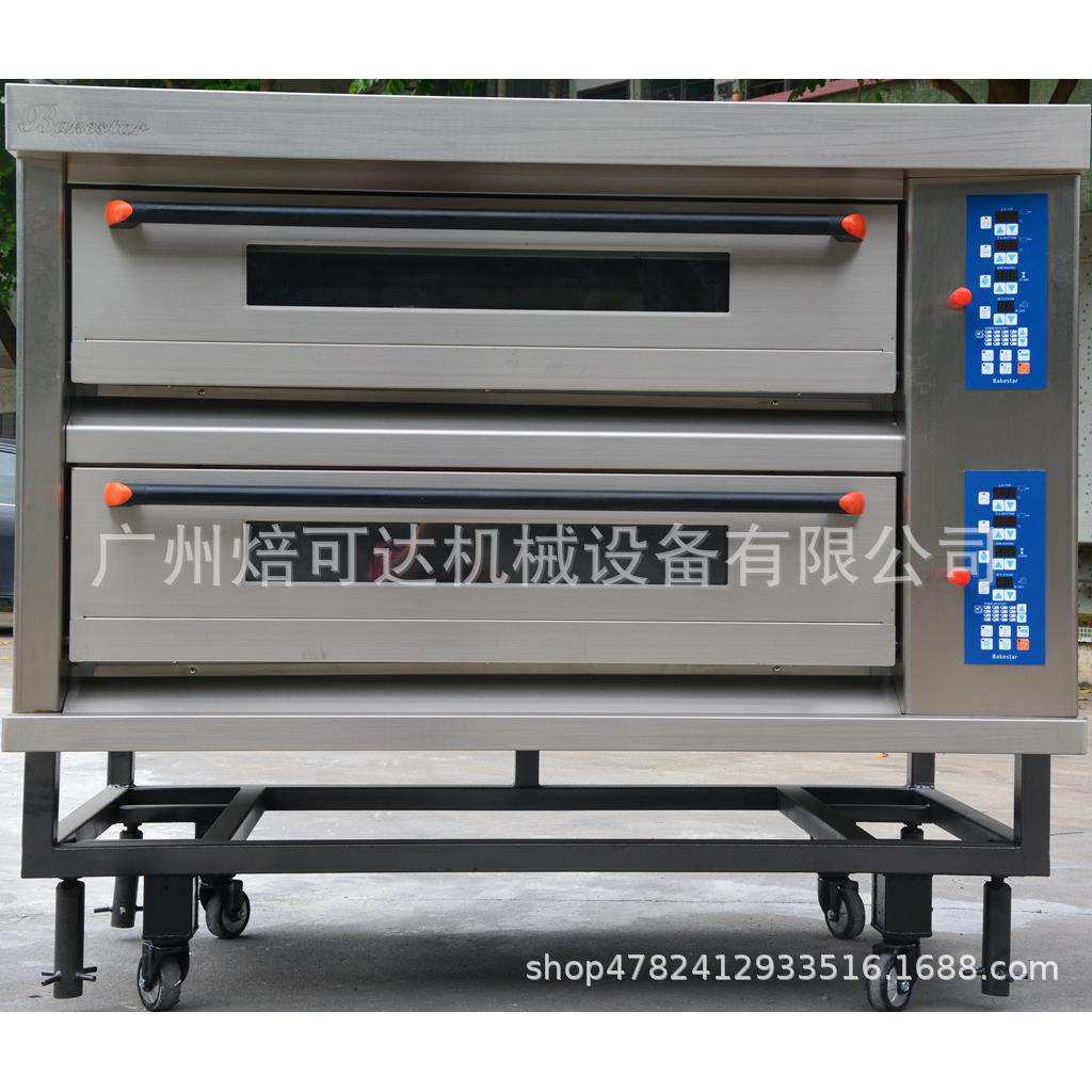 广州二层六盘微电脑控制面板电烤炉，面包连锁酒店食堂专用烤箱