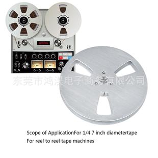 铝合金通用空卷取卷轴到卷轴支持TEAC 47英寸Nab铝金属卷轴