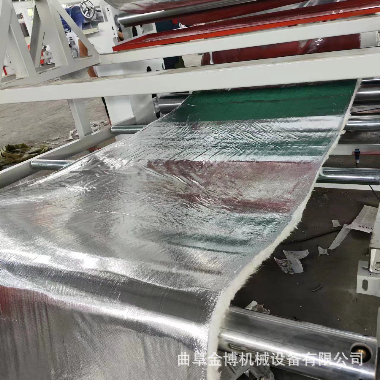 气凝胶毡复合机硅酸铝针刺毯铝膜贴合设备玻纤布毛毡布料涂胶机