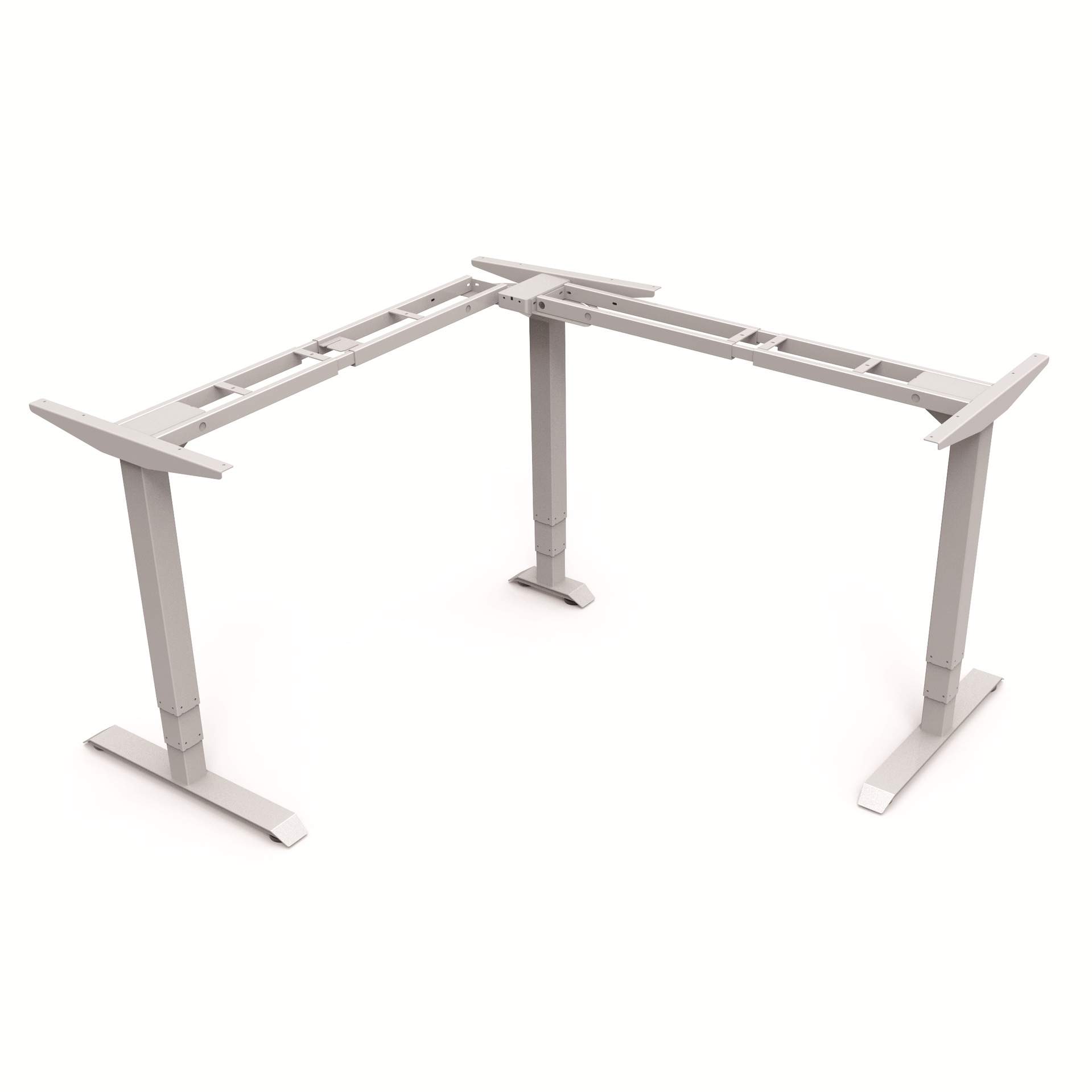 厂家昇华科技三电机倒装转角桌智能电动升降桌电脑学习办公桌书桌