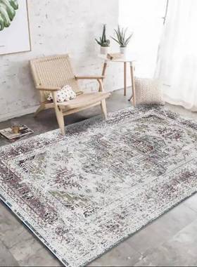 跨境亚马逊折叠防滑地毯客厅沙发茶几可水洗地垫床边灰色卧室全铺