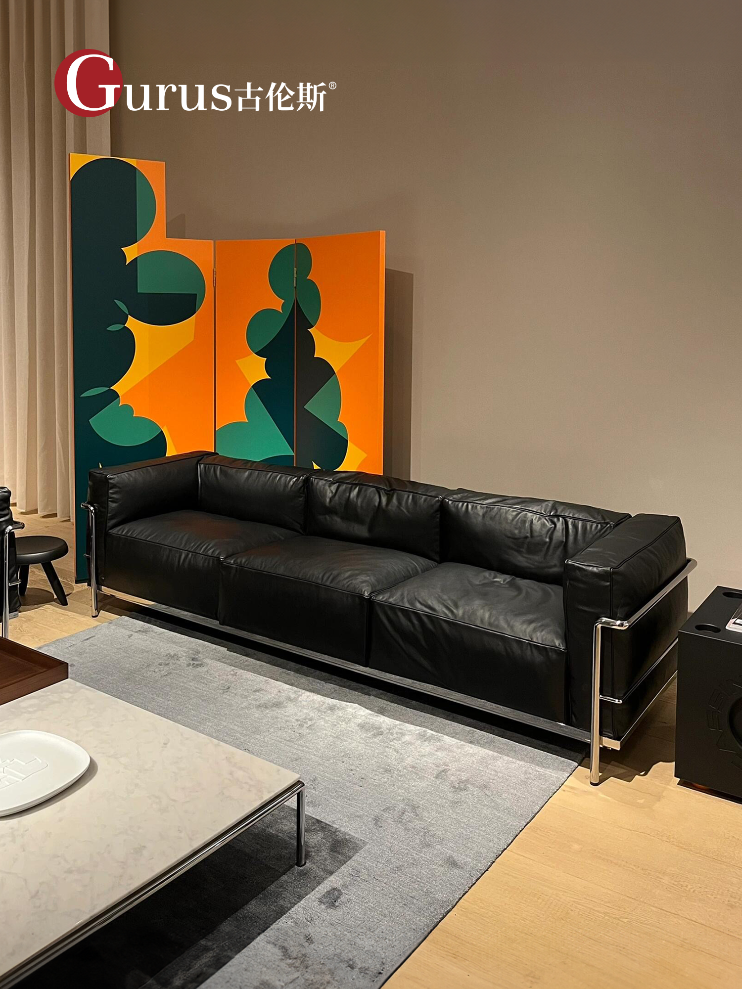 Le Corbusier LC3 Sofa: Genuine Leather Bauhaus Armchair - Taobao product photo 3
