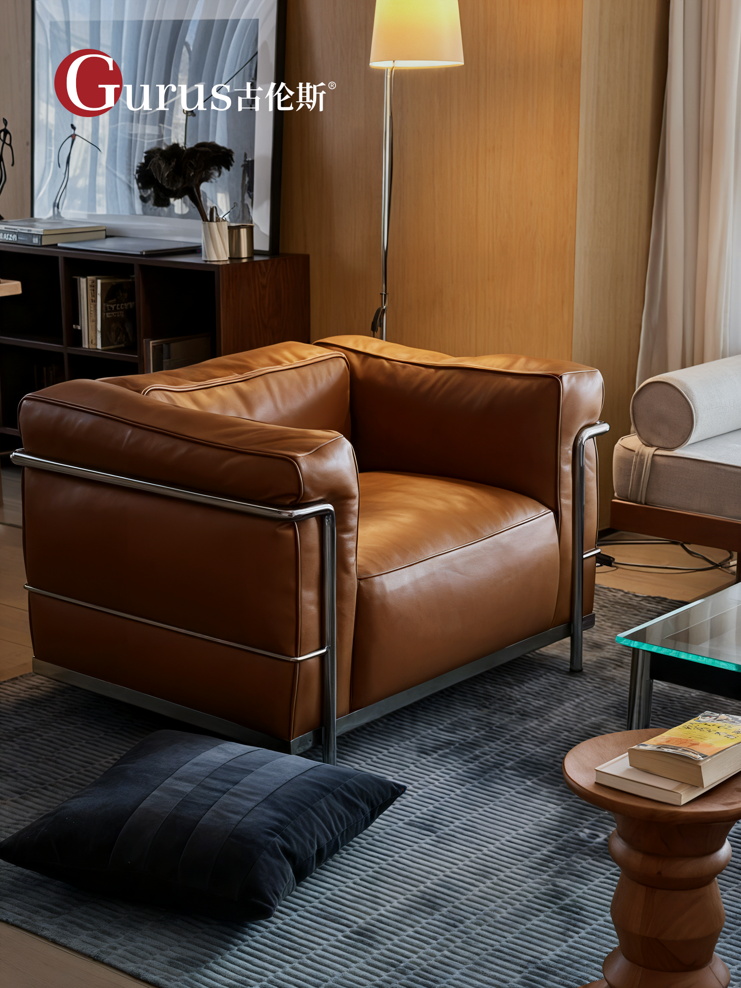Le Corbusier LC3 Sofa: Genuine Leather Bauhaus Armchair - Buy from Taobao, China | Shopme Agent
