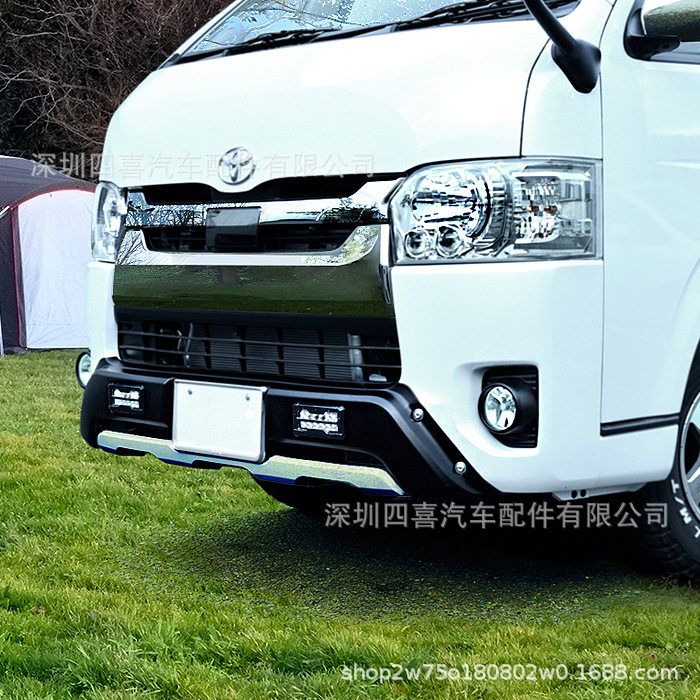 适用于丰田海狮hiace200系ハイエース4-7型led越野前护杠