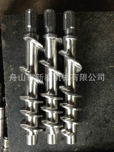 供应质优价廉Φ62膨化机螺杆，塑料挤出机输送单双螺杆