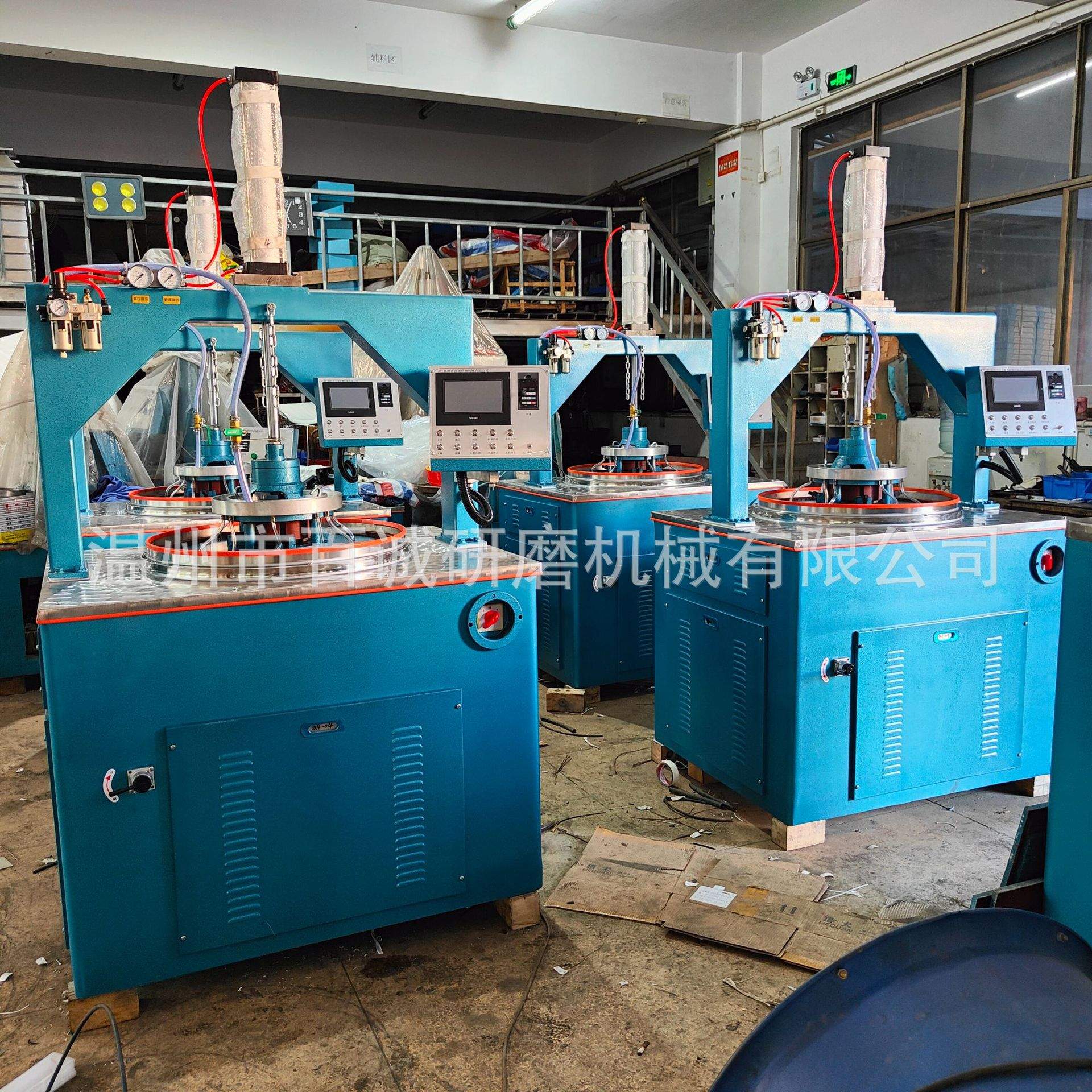 三项供电台式抛光机BCY-2M610S浙江温州高速平面双端面抛光研磨机