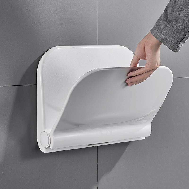 Folding Shower Seat浴室折叠椅淋浴凳老人卫生间墙装洗澡凳椅子