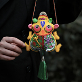 西秦刺绣五毒香包手工挂件 饰 端午车挂香囊摆件配饰居家装