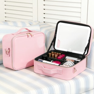 2026新款化妆包女高端手提外出行大容量收纳便携美容纹绣师工具箱