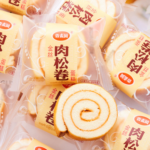 肉松卷蛋糕卷早餐夹心面包整箱