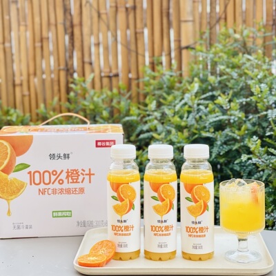 椰谷领头鲜100%橙汁果汁饮料